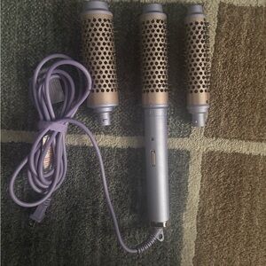 Monet Lavender and Gold Interchangeable Hot Air Round Brush Set